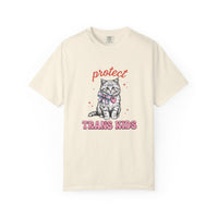 Protect Trans Kids T-Shirt — Cute Kitten Pride Tee