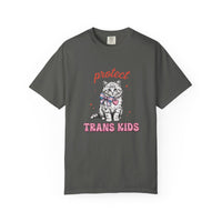 Protect Trans Kids T-Shirt — Cute Kitten Pride Tee