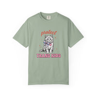 Protect Trans Kids T-Shirt — Cute Kitten Pride Tee