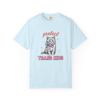 Protect Trans Kids T-Shirt — Cute Kitten Pride Tee