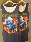 Iron Maiden Rock Bodycon Stoned Mini Dress