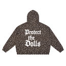 Protect the Dolls Unisex Leopard Full Zip Hoodie