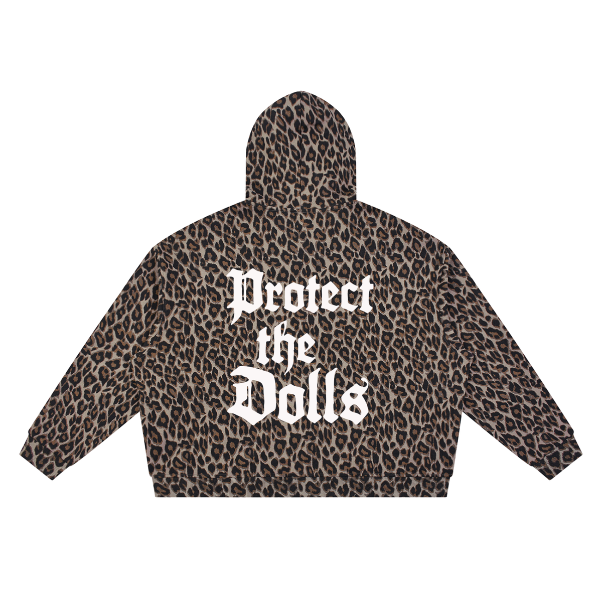 Protect the Dolls Unisex Leopard Full Zip Hoodie