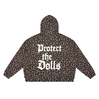 Protect the Dolls Unisex Leopard Full Zip Hoodie