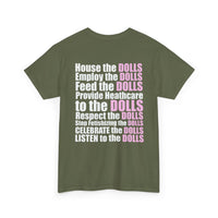 Protect The Dolls Message T-shirt