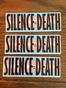 Silence = Death Bumper Sticker