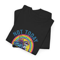 Not Today Jesus T-Rex & Unicorn T-shirt