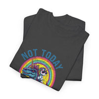Not Today Jesus T-Rex & Unicorn T-shirt