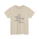 Tee - I Love Replacing My Feelings with New Tattoos Statement Shirt
