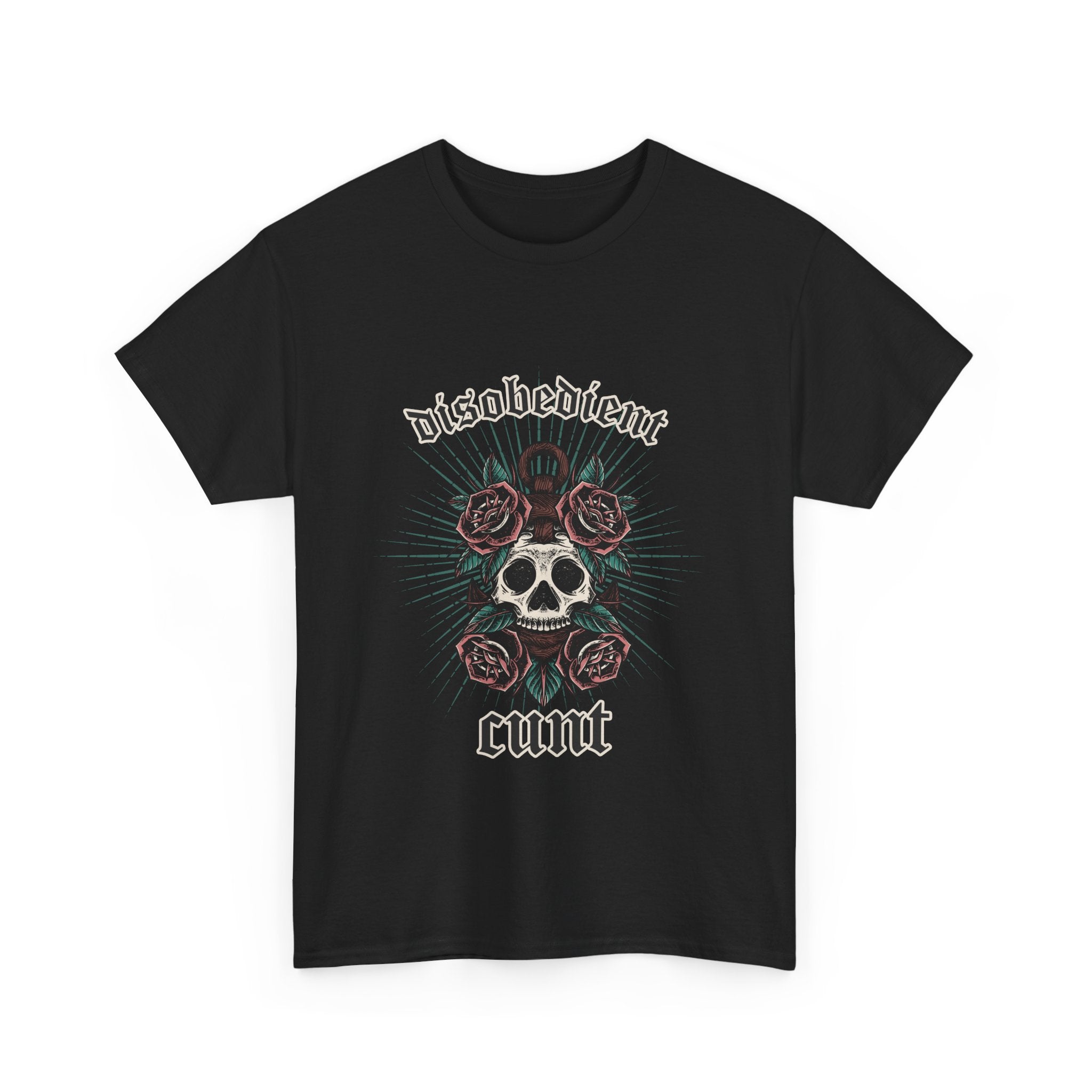 Disobedient Cunt Skull T-shirt