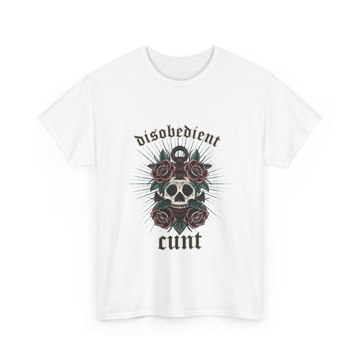 Disobedient Cunt Skull T-shirt