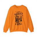 Squad Ghouls Sweatshirt, Halloween Crewneck, Spooky Season Apparel, Witchy Fashion, Unisex Halloween Sweatshirt