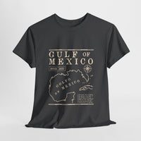 Gulf of Mexico Map Vintage T-shirt