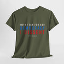 With Fear Of Democracy I Dissent t-shirt