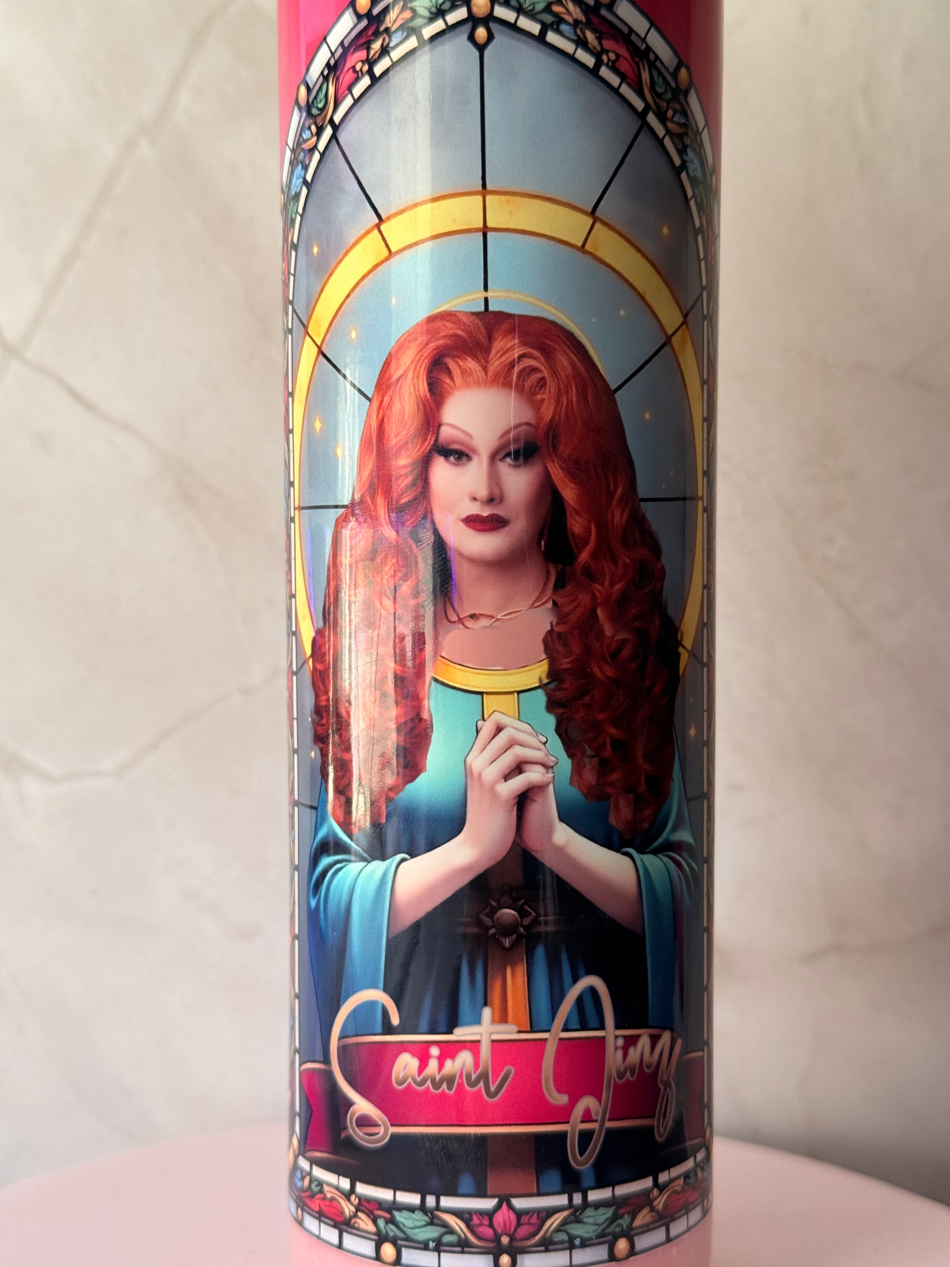 St. Jinx Prayer Candle- Trans-Drag Icon Jinx Monsoon