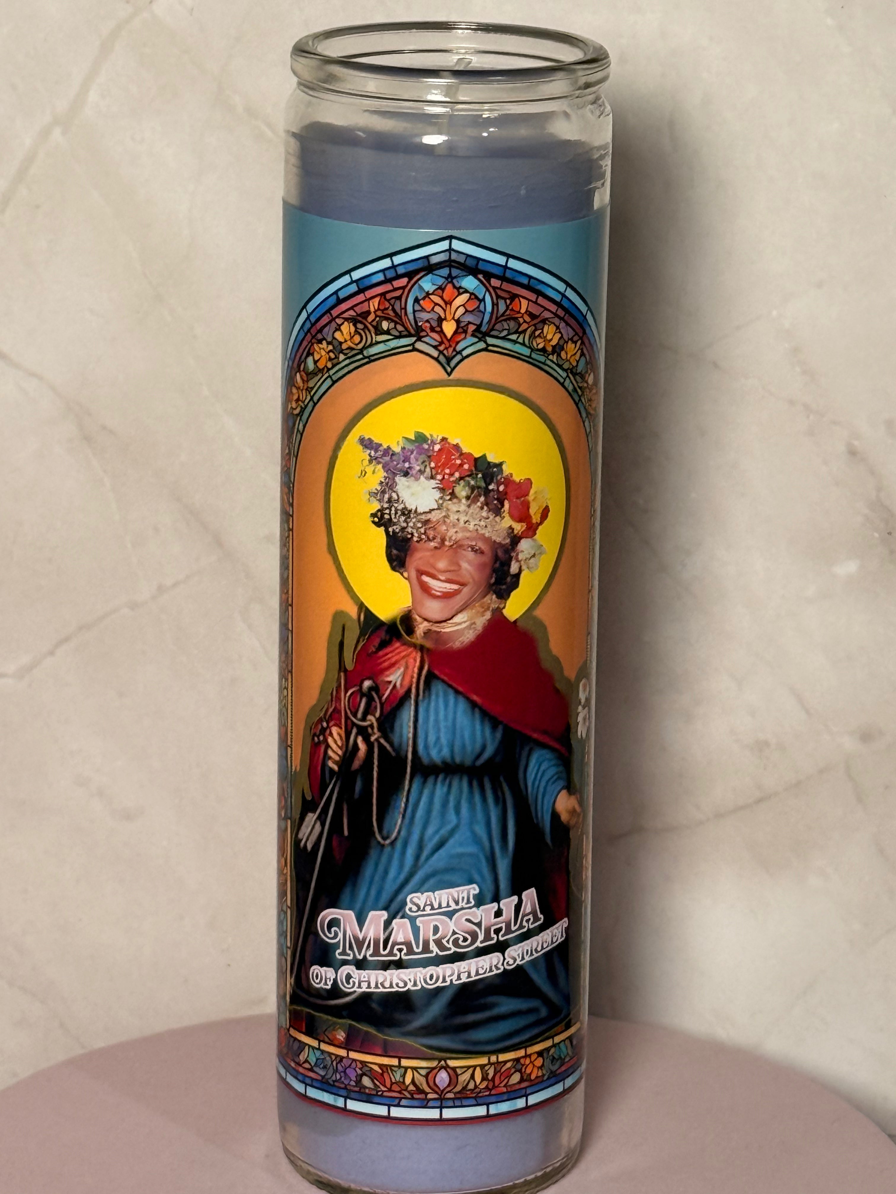 St. Marsha- Saint of Christopher Street Prayer Candle