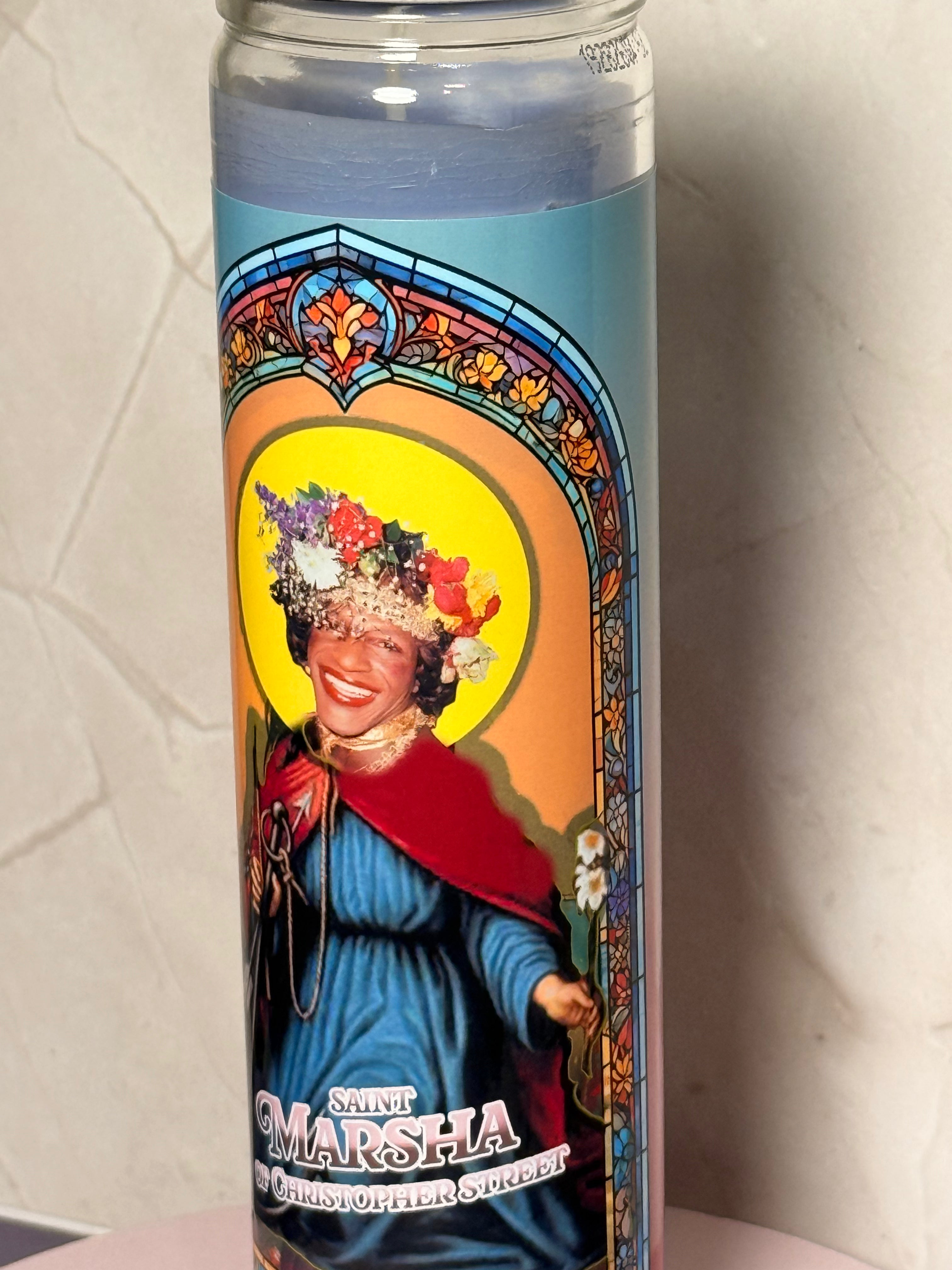 St. Marsha- Saint of Christopher Street Prayer Candle