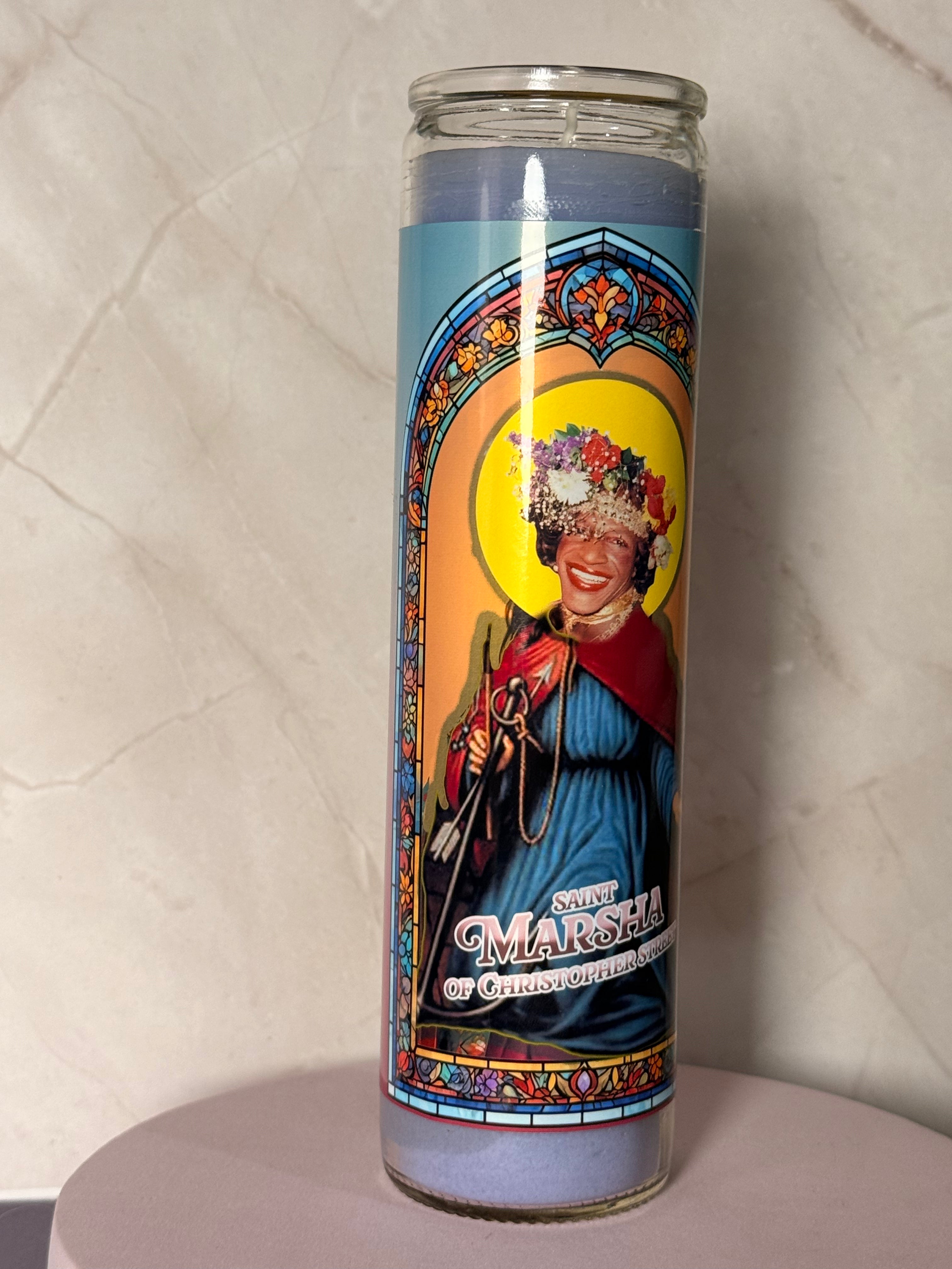 St. Marsha- Saint of Christopher Street Prayer Candle