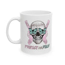 Protect the Dolls Ceramic Mug — Cute Gothic Coffee Cup (11oz, 15oz)