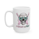 Protect the Dolls Ceramic Mug — Cute Gothic Coffee Cup (11oz, 15oz)