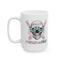 Protect the Dolls Ceramic Mug — Cute Gothic Coffee Cup (11oz, 15oz)