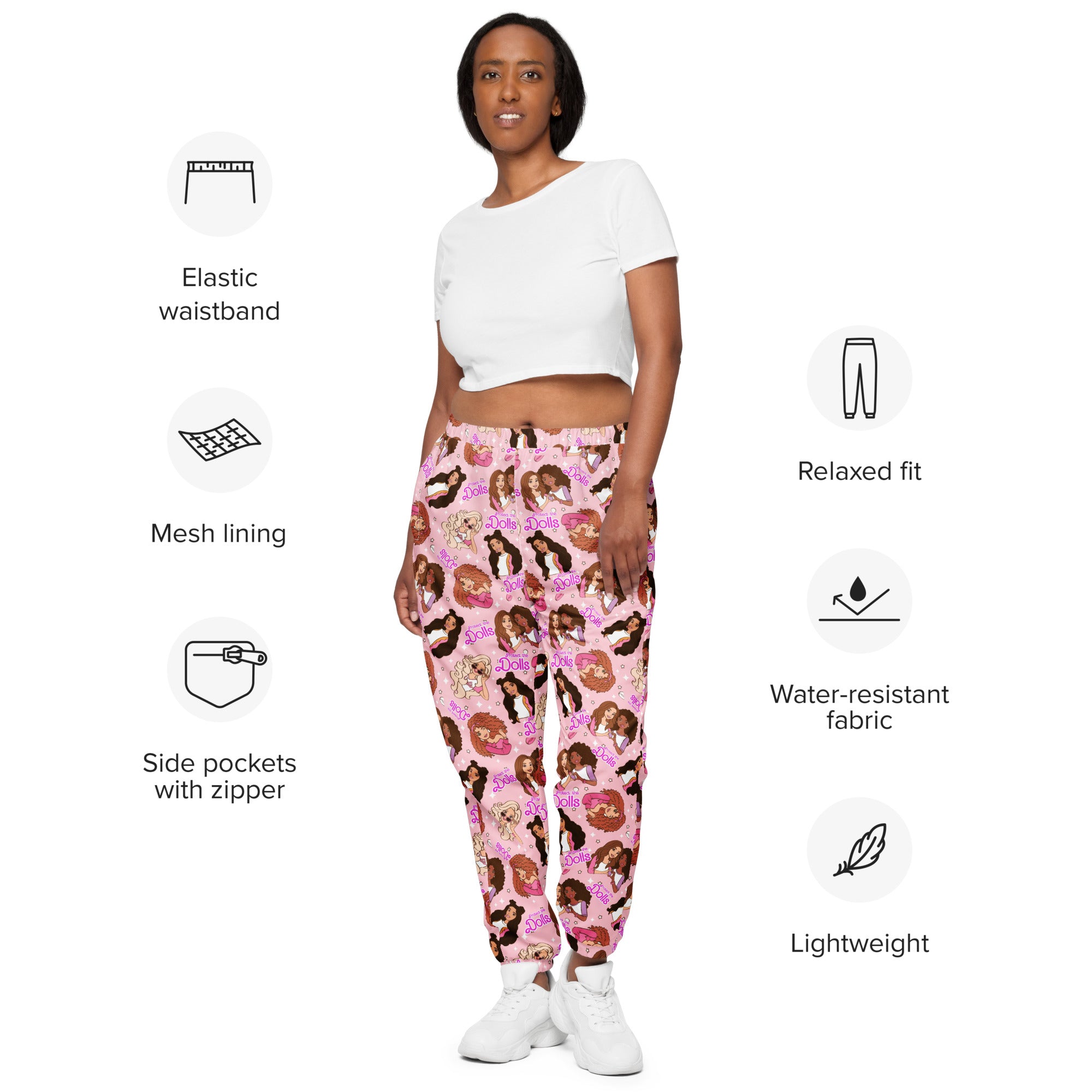 Protect the Dolls Dolls Unisex track pants