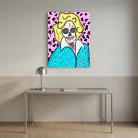 Golden Girls- Skull Art Canvas Print by Kennidi