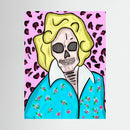 Golden Girls- Skull Art Canvas Print by Kennidi