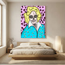 Golden Girls- Skull Art Canvas Print by Kennidi