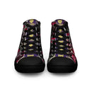 Pounce in Style with Dark Cat Vamp Canvas Shoes - Kennidi Fierce Attire