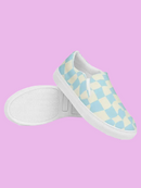 Blue Men’s Slip-On Canvas Shoes: Retro Comfort! 5