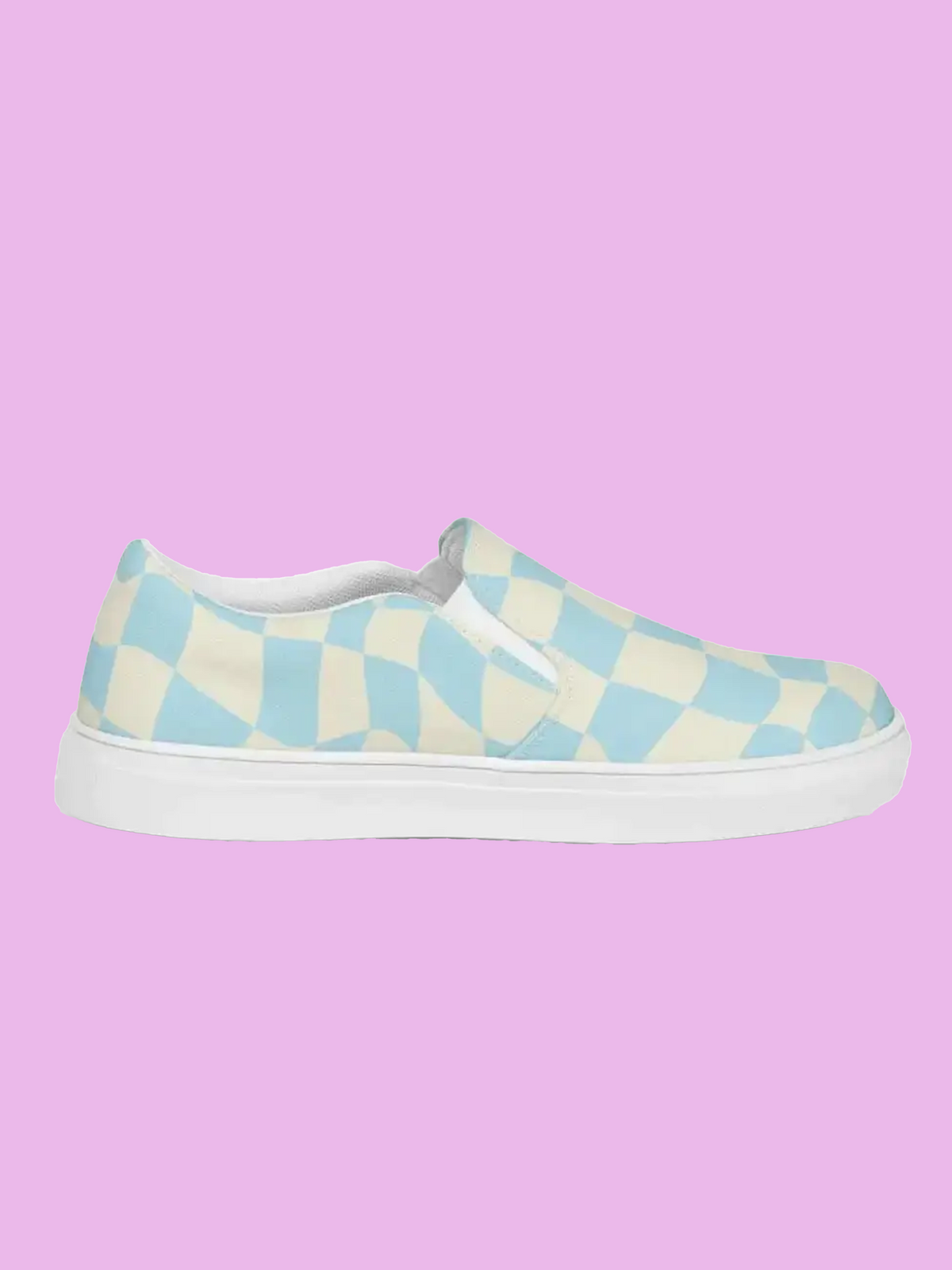 Blue Men’s Slip-On Canvas Shoes: Retro Comfort!