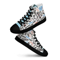 Spice up your look with Barber Shop Canvas Shoes! - Kennidi Fierce Attire