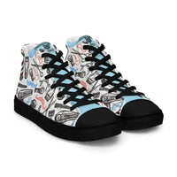 Spice up your look with Barber Shop Canvas Shoes! - Kennidi Fierce Attire