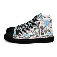 Spice up your look with Barber Shop Canvas Shoes! - Kennidi Fierce Attire