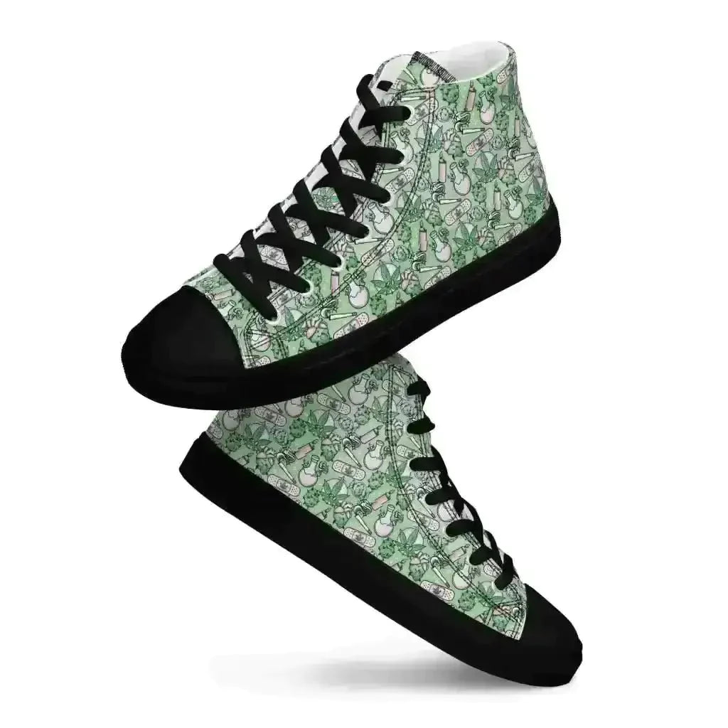 Step in Style with Our Stylish High Top Canvas Shoes!