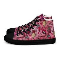 Step up your style in Pink Vamp Canvas Shoes! - Kennidi Fierce Attire