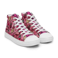 Step up your style in Pink Vamp Canvas Shoes! - Kennidi Fierce Attire