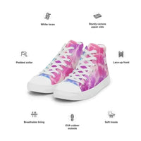 Tie Dye High Top Canvas: Elevate Your Style! - Kennidi Fierce Attire