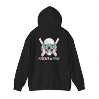 Protect the Dolls Hoodie — Skull & Pistols Trans Rights Graphic Hoodie