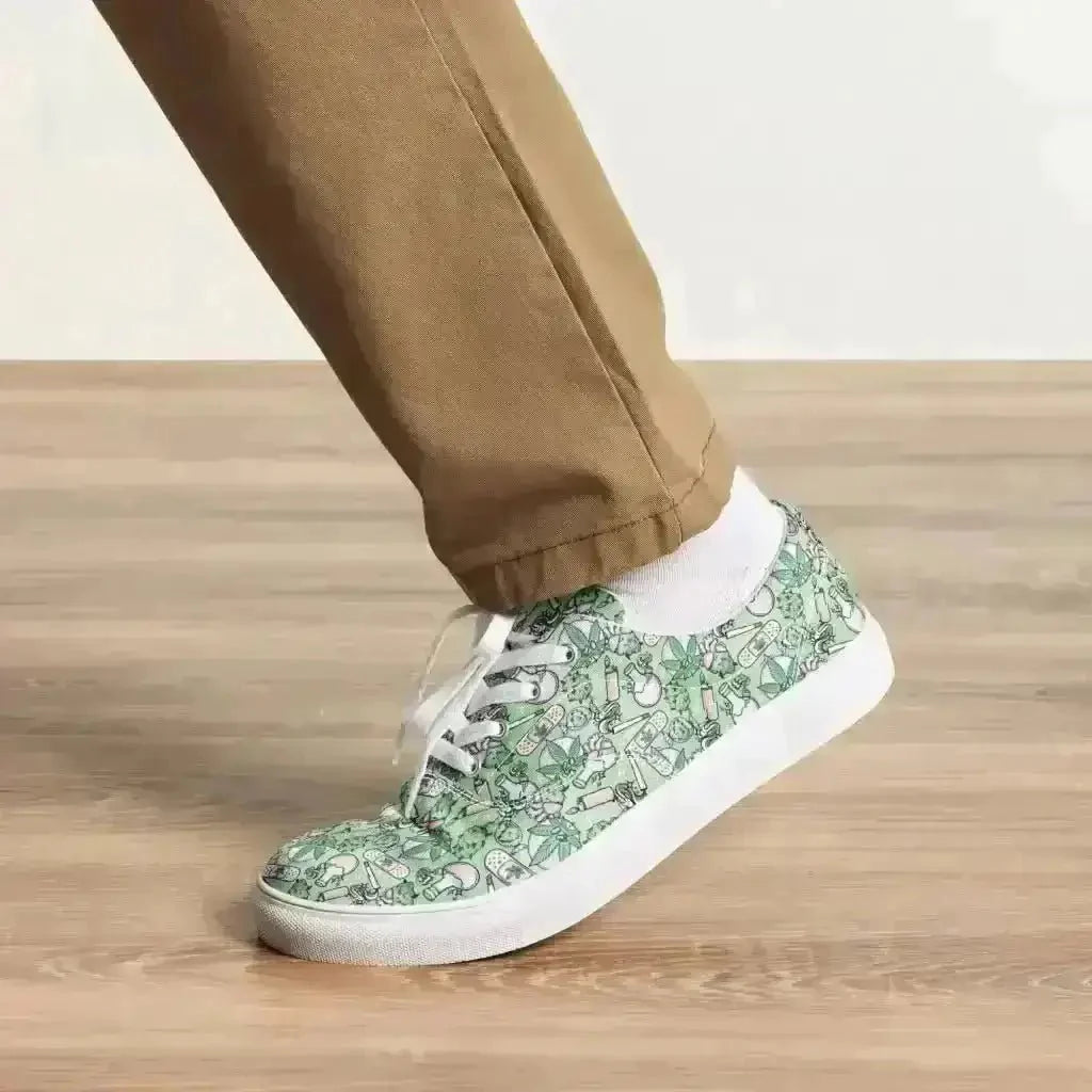 Wild Nights Men’s Canvas Lace-Ups - Soft Insole & Breathable Lining