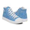 Kamala Blue Rose 47 Women’s high top canvas shoes