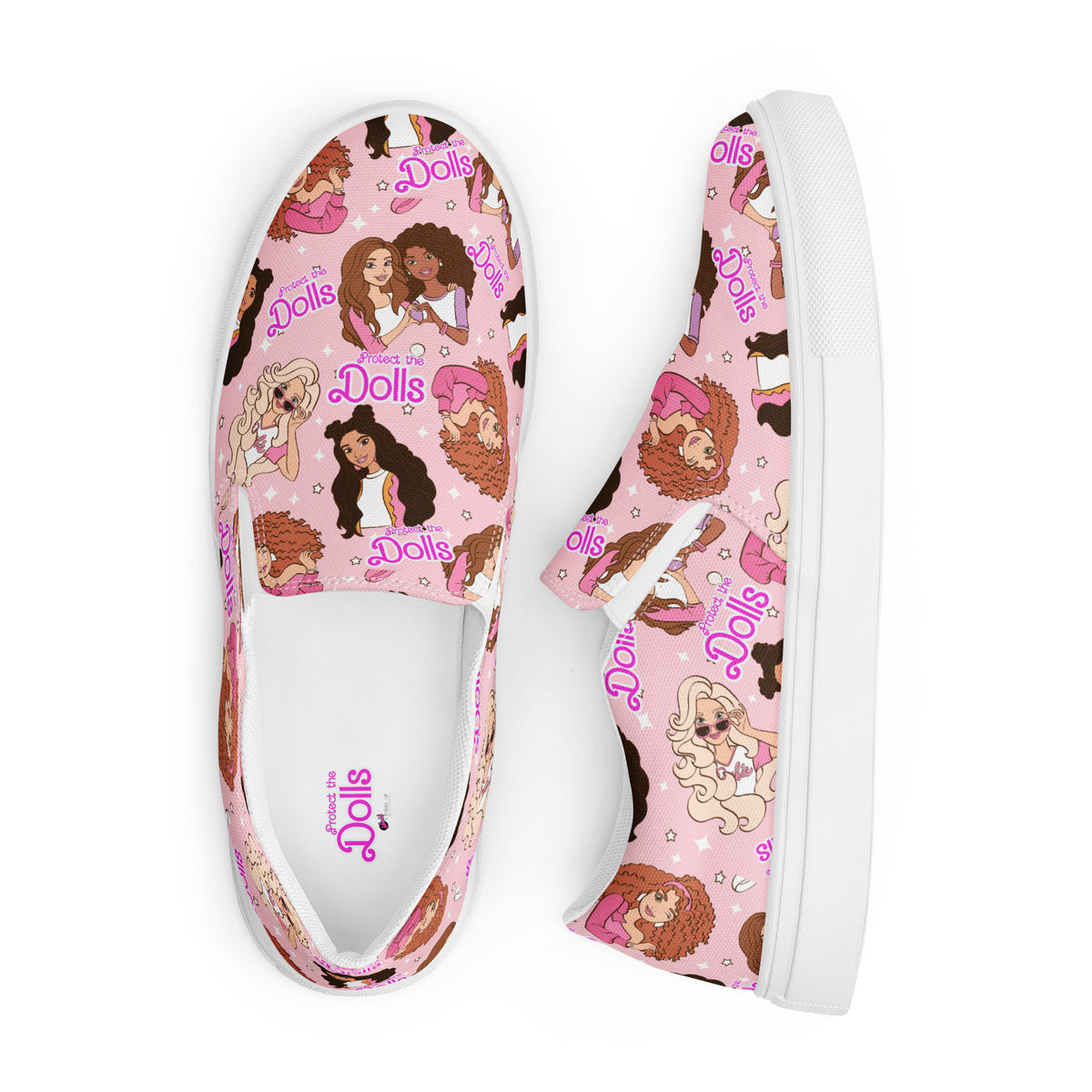 Protect the Dolls Women’s slip-on canvas shoes