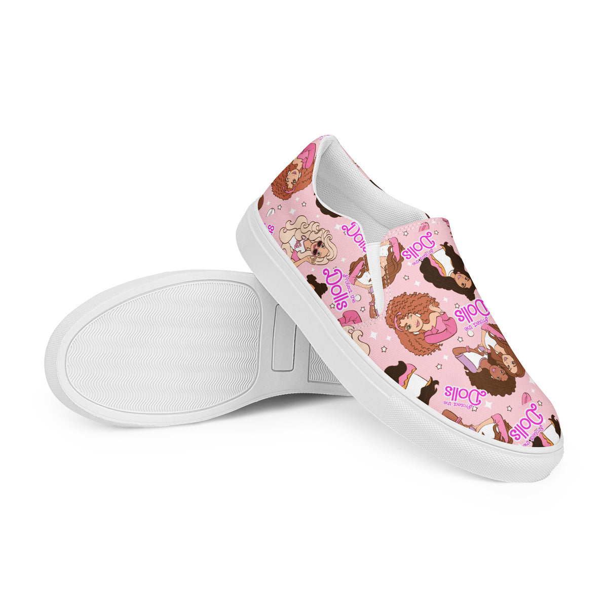 Protect the Dolls Women’s slip-on canvas shoes
